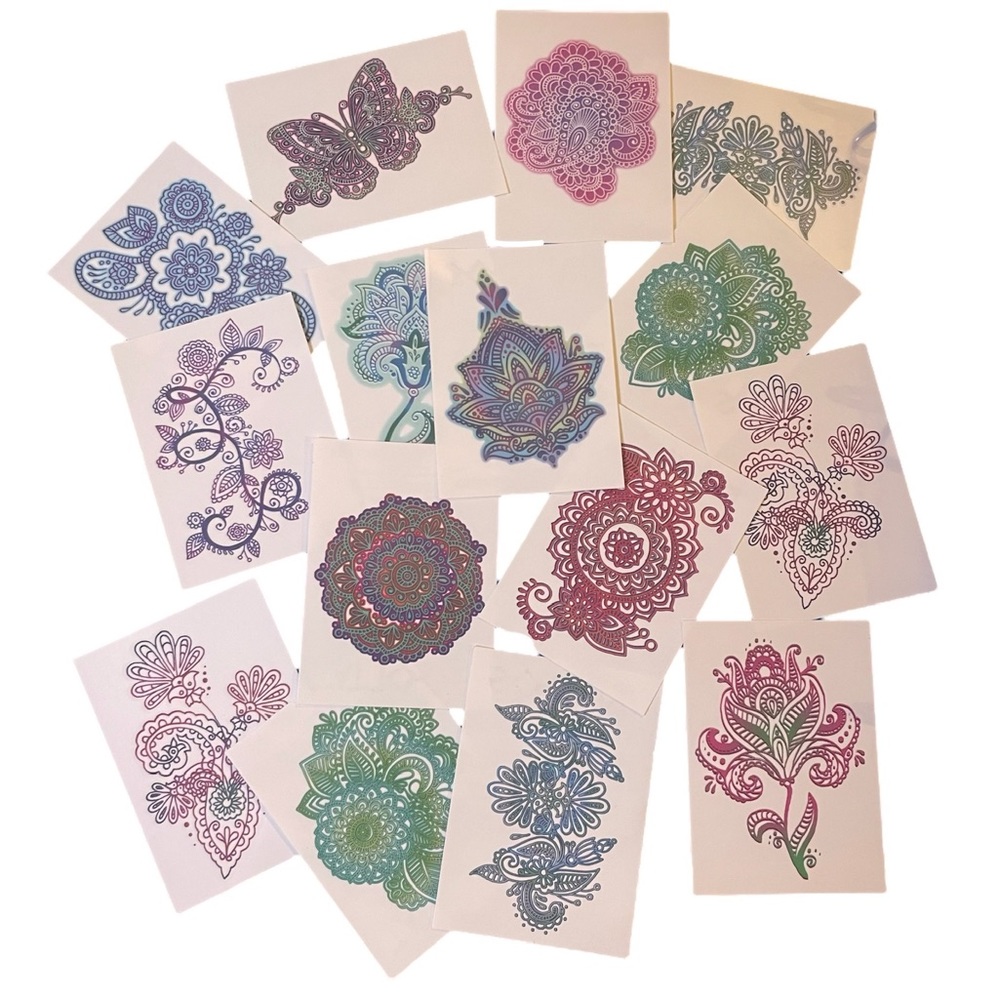 Henna Tattoos Temporary Tattoos Tats Party Favors